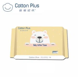 Baby Cotton Dry Þurrka Facial Vefur